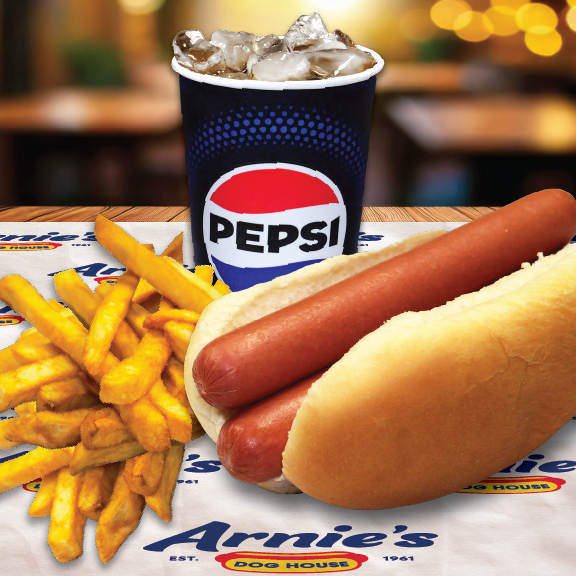Arnie's Dog House - Value Meal Double Dog